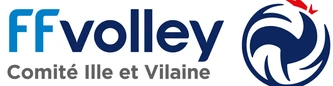 Logo Comité Départemental de Volley-Ball d'Ille-et-Vilaine